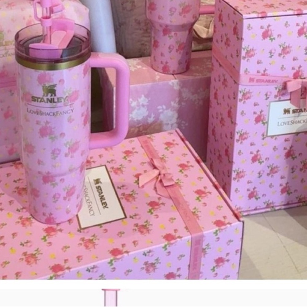 Beautiful loveshackfancy Stanley cup,
